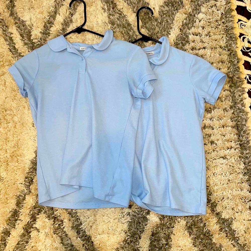 blue polos